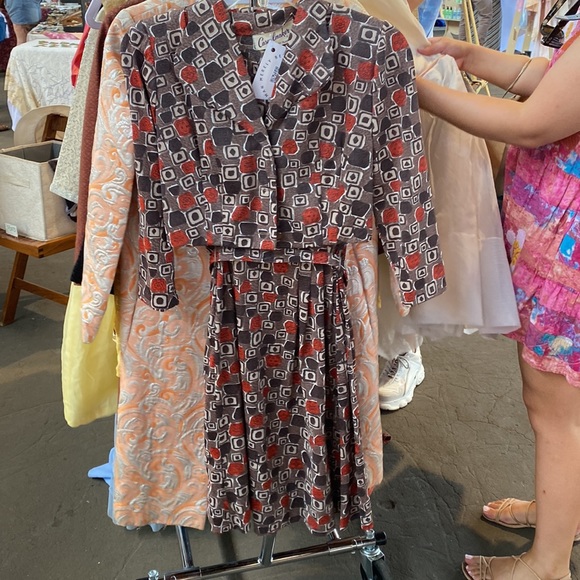 Pristine Vintage dress with matching jacket/belt 50’s - Picture 8 of 12